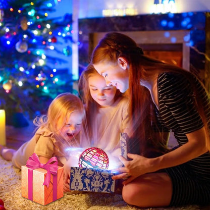 Pelota Voladora LED – Gira y brilla como un boomerang – Regalo ideal para esta Navidad 🎄