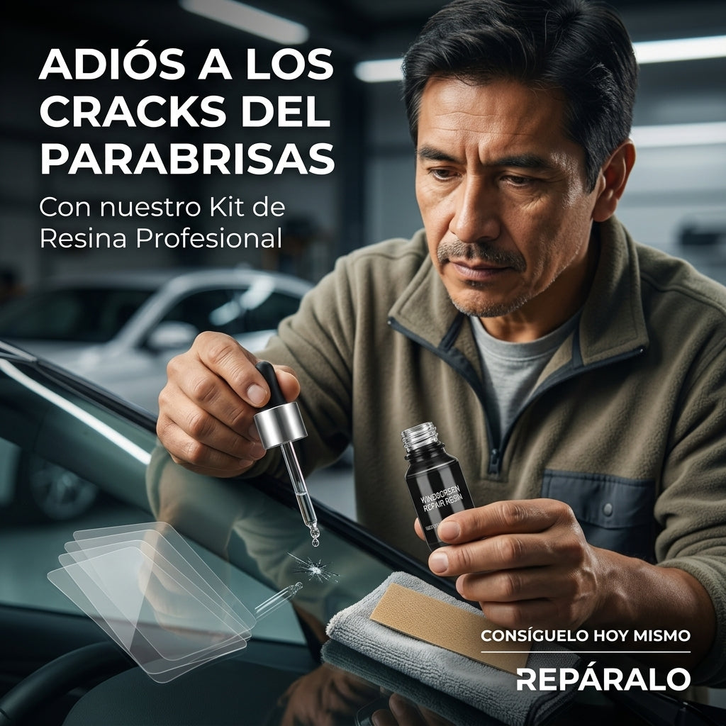 Reparador de Vidrios - Sellador de Grietas - Repara grietas desde casa sin taller