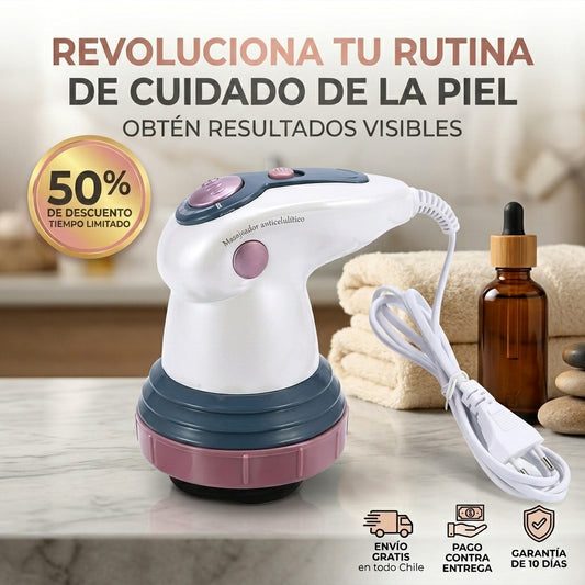 Masajeador Corporal Anticelulitis - Reafirma y Reduce - Combate la Celulitis Desde Casa