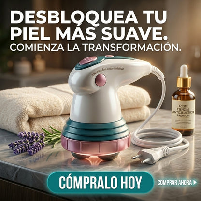Masajeador Corporal Anticelulitis - Reafirma y Reduce - Combate la Celulitis Desde Casa