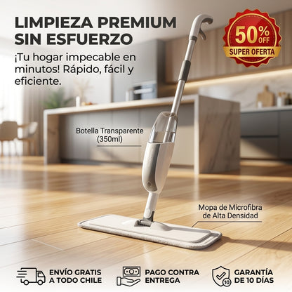 Mopa Rociadora - Rocia y Limpia en Minutos - Limpieza Inteligente y Pisos Impecables