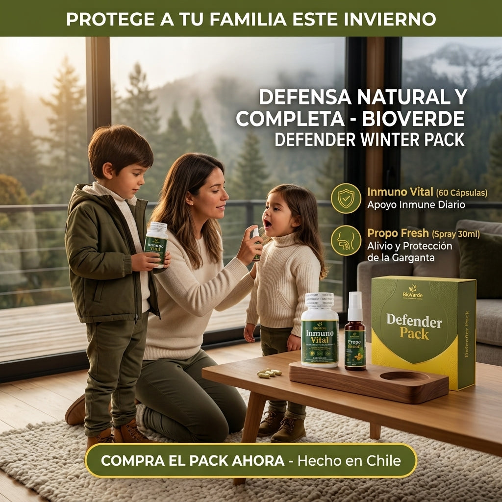 Pack BioVerde Defender Invierno - Prevención Estacional - Protección diaria para toda la familia