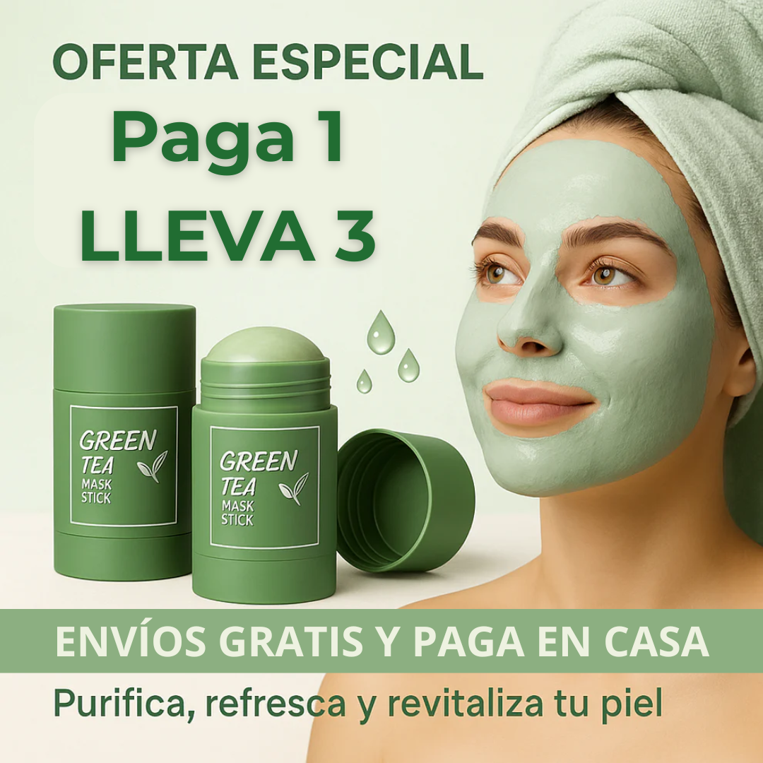 Mascarilla Facial en Barra - LIMPIEZA PROFUNDA AL INSTANTE