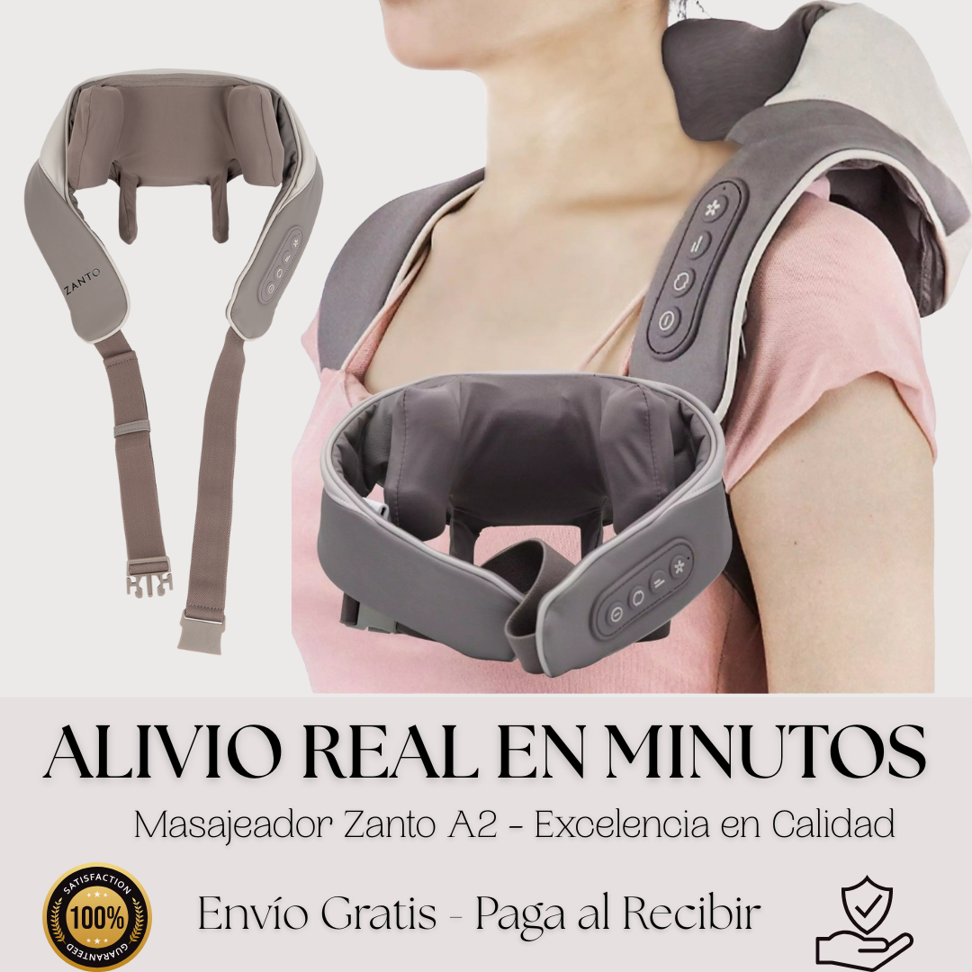 NeckRelax™ – Masajeador Inteligente Cuello y Hombros – Reduce tensión y estrés