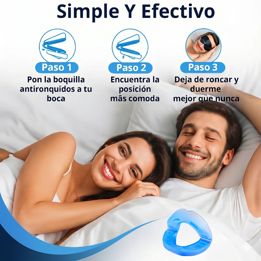 AntiSnore™ Protector Antirronquidos y Bruxismo - Duerme sin interrupciones desde la primera noche