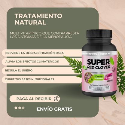 Suplemento Natural para la Menopausia – Equilibra tus hormonas – Recupera tu energía y bienestar en semanas