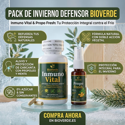 Pack BioVerde Defender Invierno - Prevención Estacional - Protección diaria para toda la familia