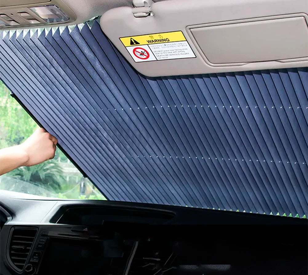 Parasol Retráctil: Bloquea los Rayos UV y Mantiene tu Auto Fresco - ¡Fácil de instalar!