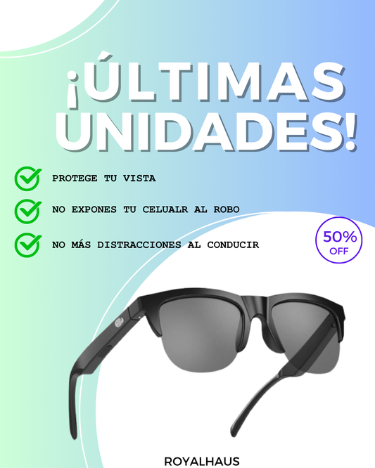 LENTES DE SOL INTELIGENTES - No te expongas más a los robos de celular