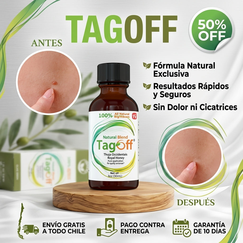 TagOff™ – Elimina Verrugas y Carnosidades en 30 Días