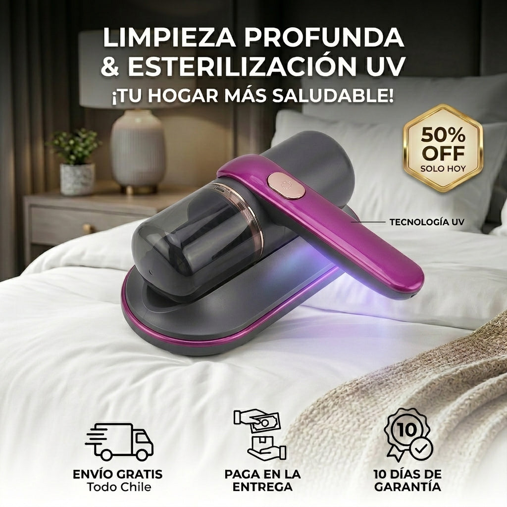 ASPIRADORA UV PORTÁTIL - DESINFECTA Y PROTEGE TU HOGAR DE ENFERMEDADES