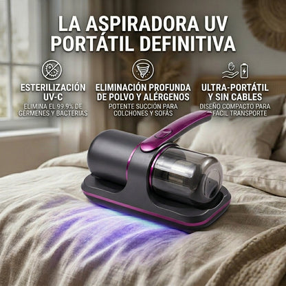 ASPIRADORA UV PORTÁTIL - DESINFECTA Y PROTEGE TU HOGAR DE ENFERMEDADES