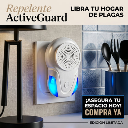 Repelente ActiveGuard - Protección Antiplaga - Más comodidad para toda la familia