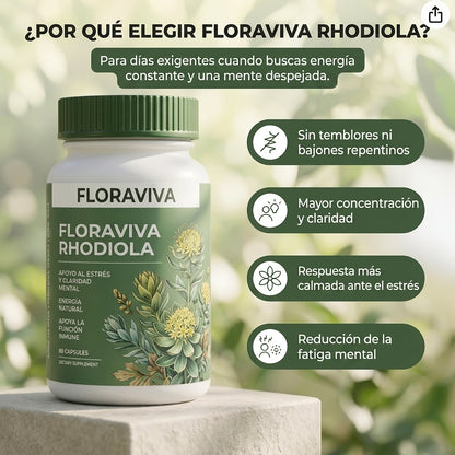 Rhodiola Rosea - Elimina Antojos Que Engordan y Quitan Energía Desde Primer Uso