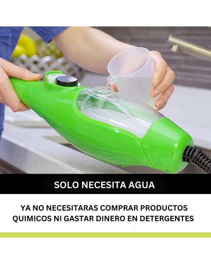 ESCOBA A VAPOR MULTIFUNCIONAL - Limpieza total sin esfuerzo