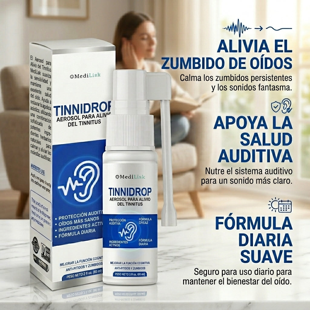 Spray Alivio Tinitus - Reduce Molestias y Descansa Mejor