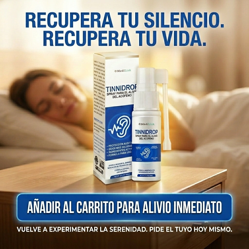 Spray Alivio Tinitus - Reduce Molestias y Descansa Mejor