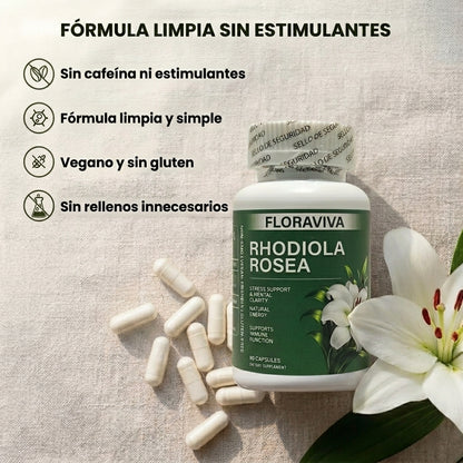 Rhodiola Rosea - Elimina Antojos Que Engordan y Quitan Energía Desde Primer Uso
