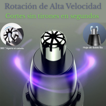 Rasuradora Eléctrica para Nariz y Orejas - Elimina los Vellos que sobresalen en Segundos