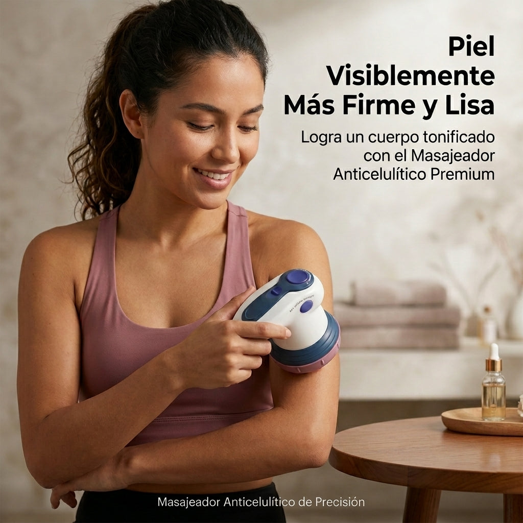 Masajeador Corporal Anticelulitis - Reafirma y Reduce - Combate la Celulitis Desde Casa