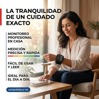 TENSIOMETRO DIGITAL - Mide tu Presión en Casa - Lleva un Registro Fácil de tus Mediciones