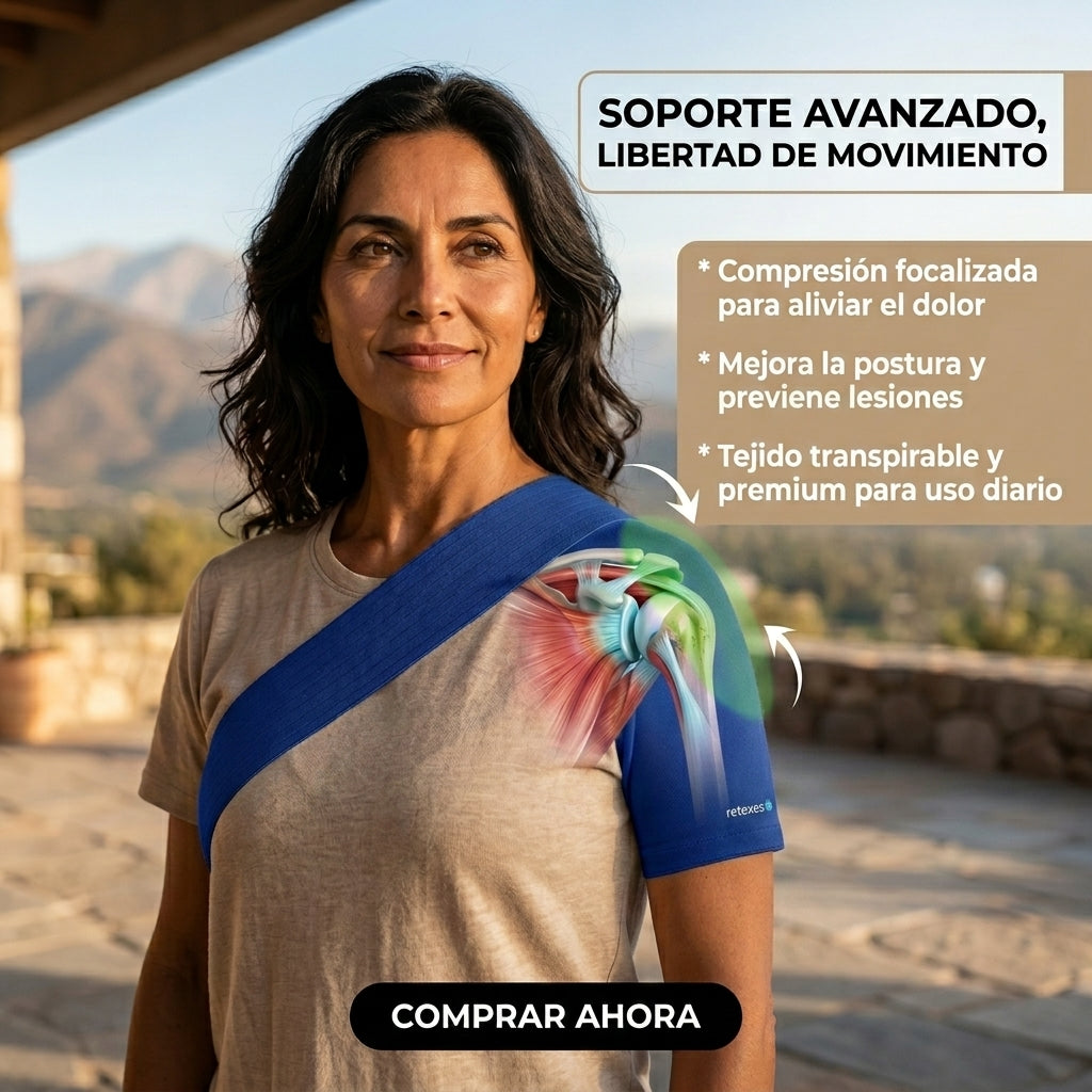 Hombrera de Compresión - Mejor Flujo Sanguíneo, Menor Dolor Diario