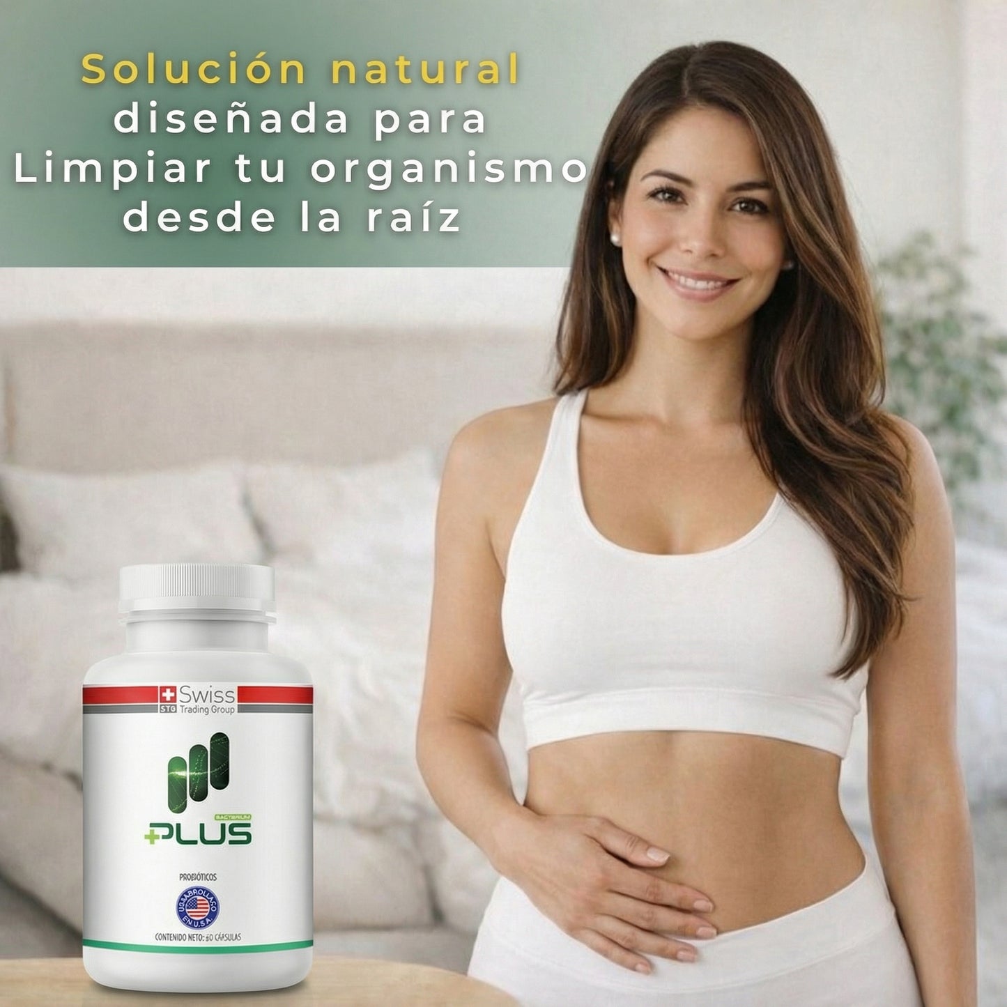 Bacterium Plus™ – Probiótico Control de Cándida – Adiós Hinchazón en 30 Días