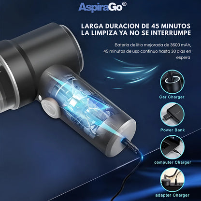 AspiraGo ™ - Limpieza Profunda – Elimina suciedad y migas en minutos
