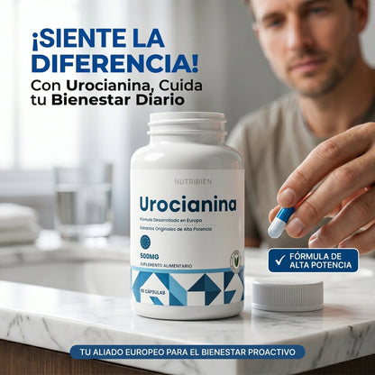 UROCIANINA™ 60 cápsulas - Cuidado Prostático y Urinario - No más ganas de orinar cada 30 minutos