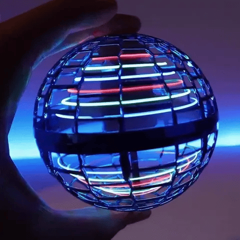 Pelota Voladora LED – Gira y brilla como un boomerang – Regalo ideal para esta Navidad 🎄