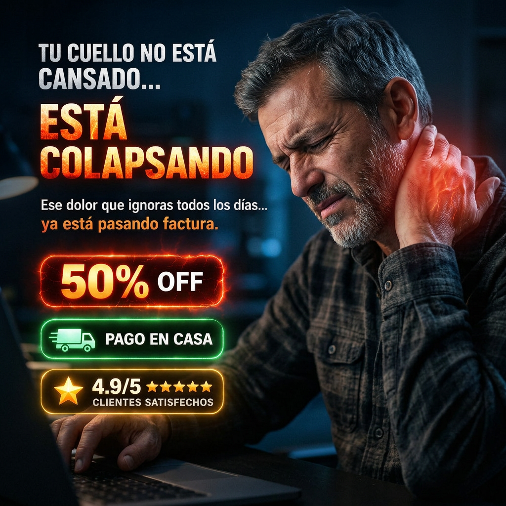 NeuroNeck Pro™ - Masajeador Cervical que Activa Puntos de Presión - Reduce Tinitus y Dolor Diario en Minutos