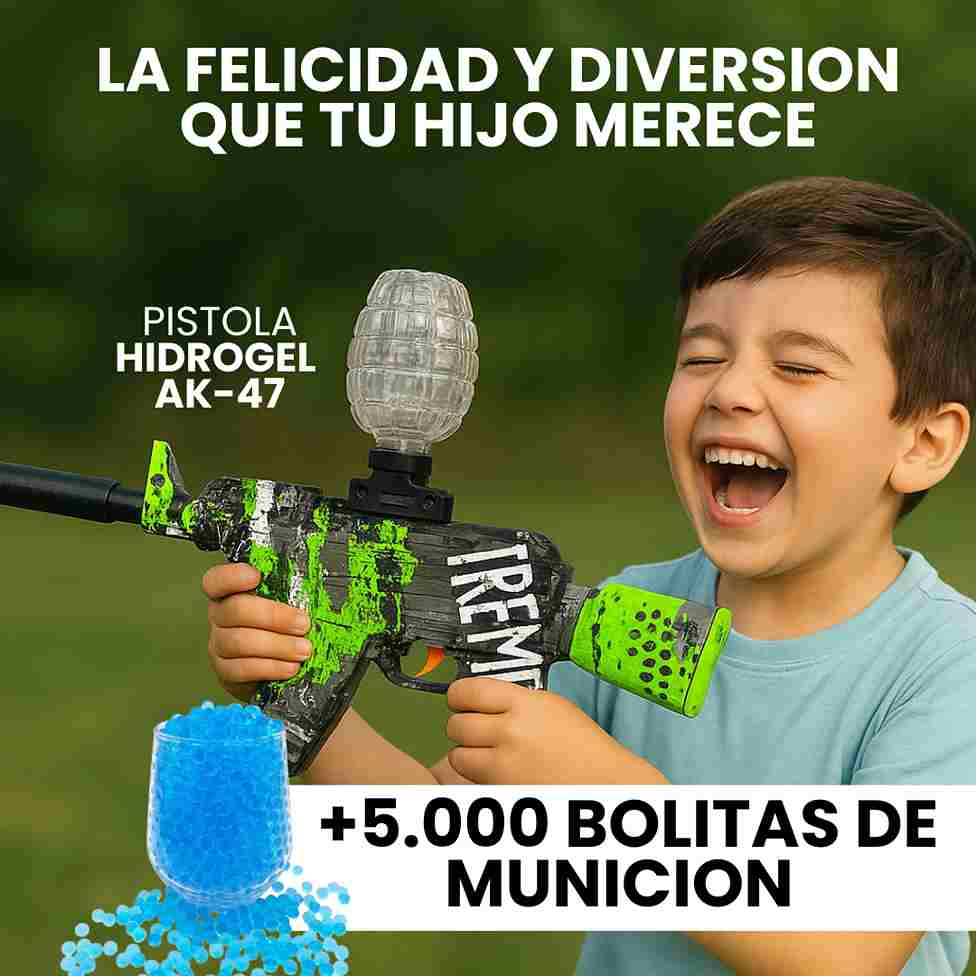 Lanzabolas HydroPlay – Regalo ideal para esta Navidad – Perfecto para hijos y nietos