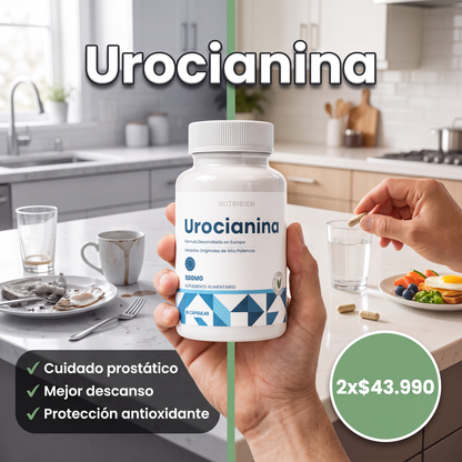 UROCIANINA™ - Cuidado Prostático y Urinario - No más ganas de orinar cada 30 minutos
