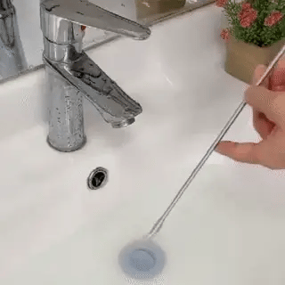 Gancho Flexible para Drenajes Obstruidos– Extrae pelos y residuos al instante