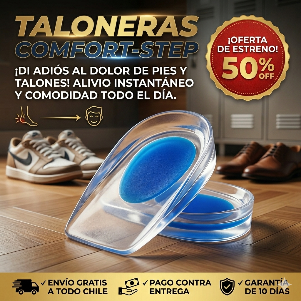 Taloneras Comfort - Soporte Ergonómico - Descansa tus Pies en Cada Paso