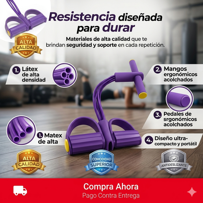 Bandas FitFlex - Fortalece y define sin pesas ni máquinas