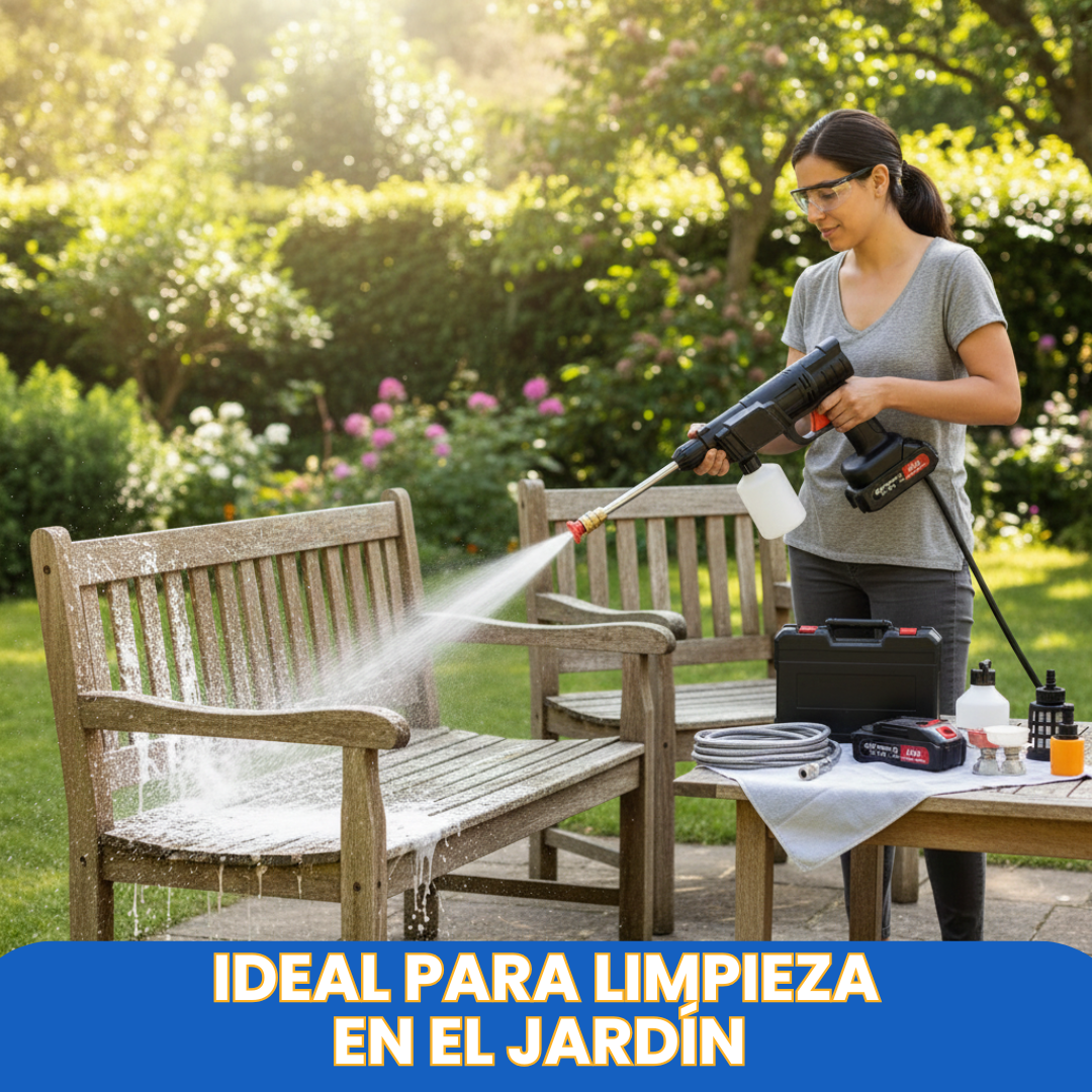 Hidrolavadora Portátil – Limpieza a Presión – Resultados en Minutos