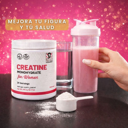 Creatinina para Mujer – Aumentar Fuerza – Resultados Visibles en 30 Días