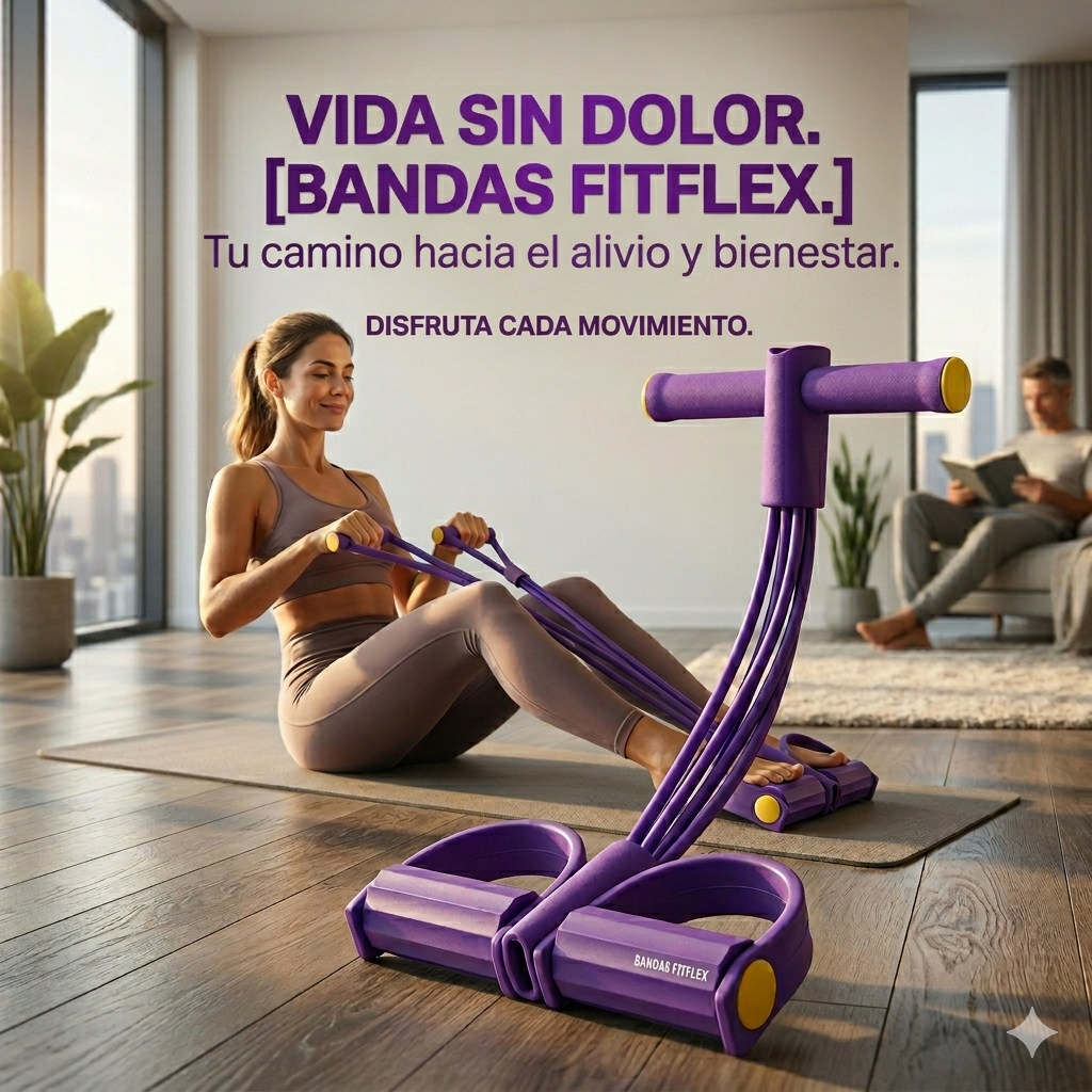 Bandas FitFlex - Fortalece y define sin pesas ni máquinas