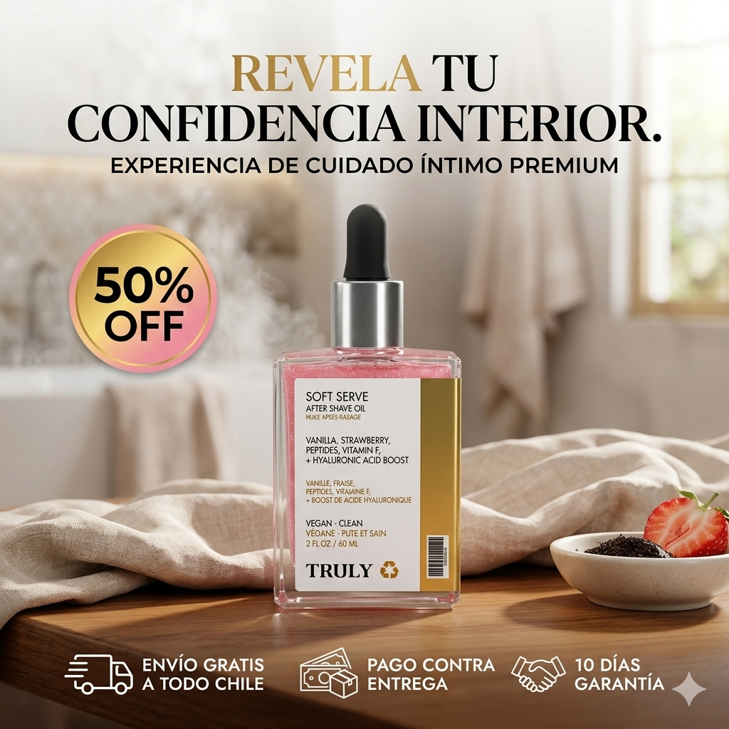 ACEITE TRULY INTIMO 50ML - Piel Suave y olorosa sin Irritación desde el Primer Uso